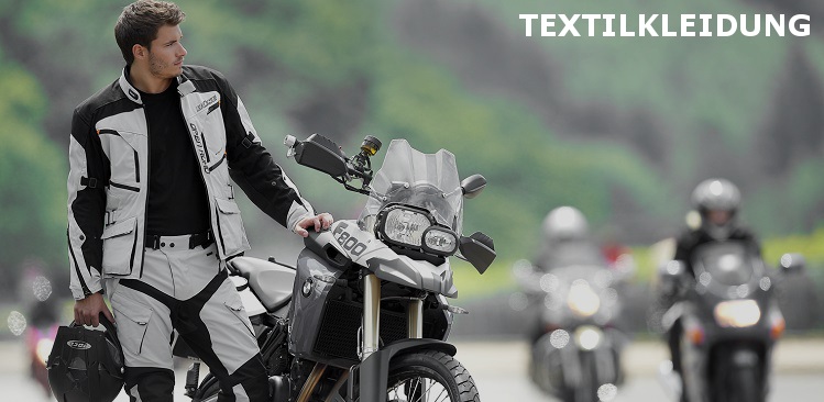 Textilkleidung fuer Motorradfahrer
